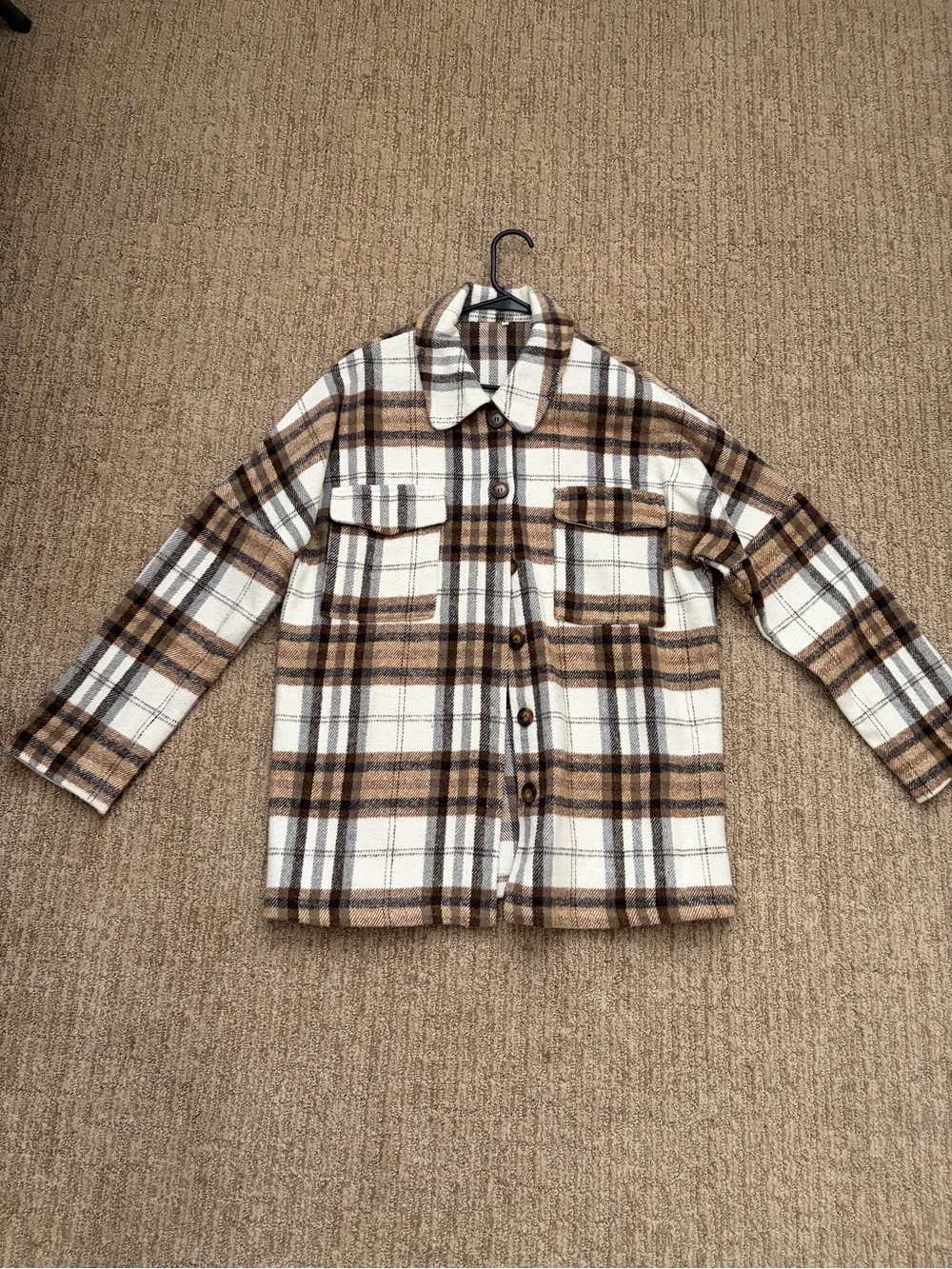 Women’s Plaid Button-Up Shacket